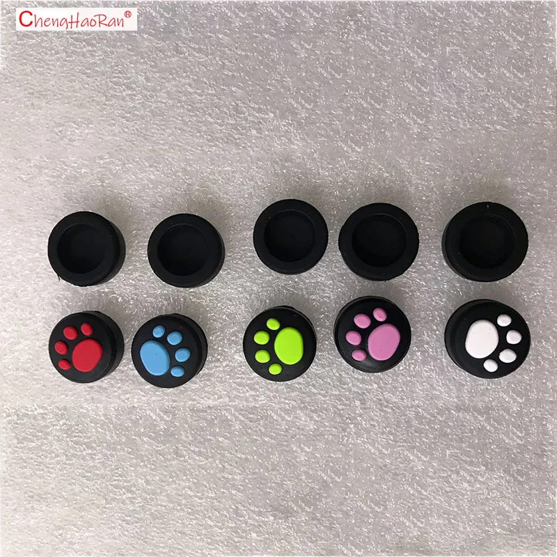 ChengHaoRan-Tapa de cabeza de seta de silicona con forma de garra de gato para consola de juegos Switch, reemplazo de tapa antideslizante, controlador, 2 piezas - imagen 3
