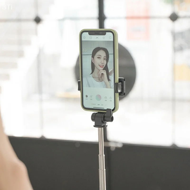 Palo de Selfie para teléfono móvil, trípode con Bluetooth remoto inalámbrico, soporte para teléfono con luz de relleno de belleza para teléfono - imagen 5