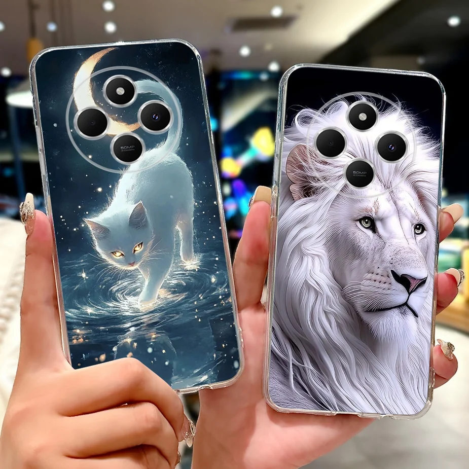 Para Xiaomi Redmi 14C funda Poco C75 Cool Dragon patrón funda de silicona suave para Xiaomi Poco C75 C 75 Redmi 14C Fundas parachoques - imagen 4