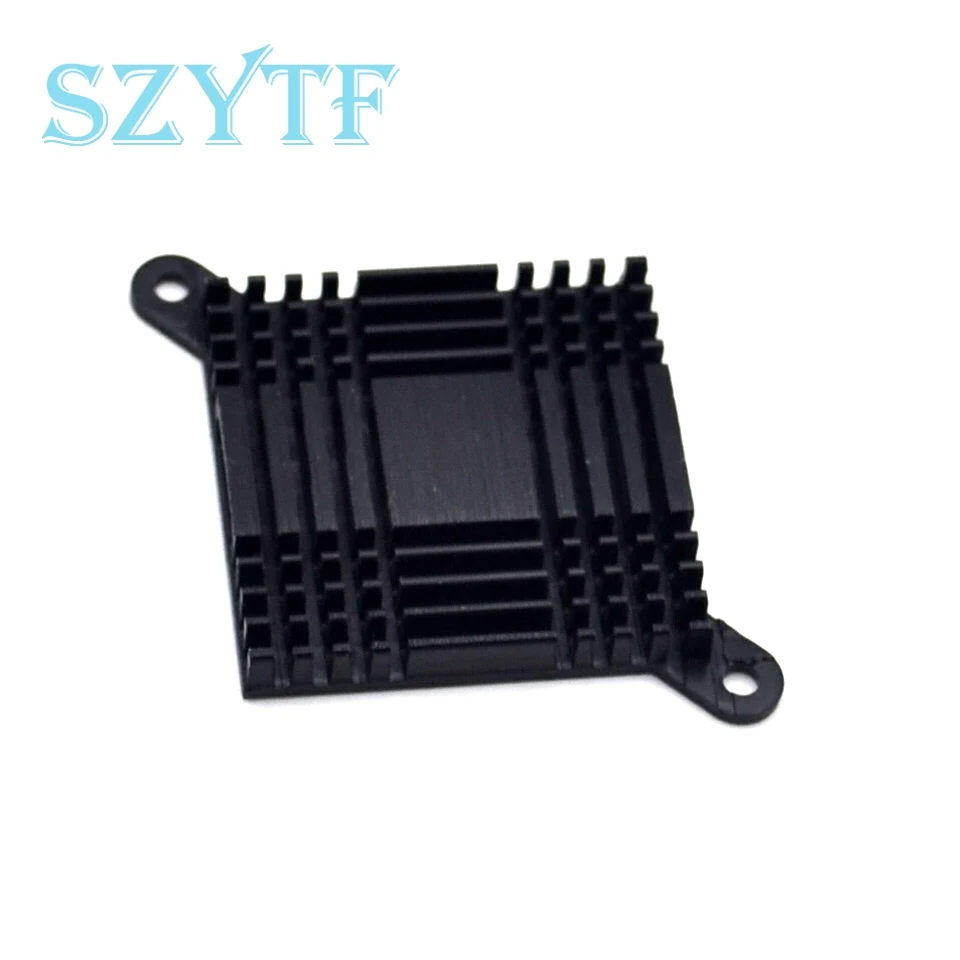 Radiador de aluminio de calor, 1 pieza, 37x37x6MM, diagonal con clavos de plástico