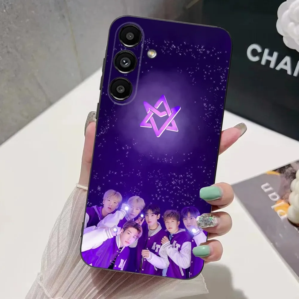 Funda de teléfono con música A-Astro Kpop para Samsung S24,S21,S22,S23,S30,Ultra,S20,Plus,Fe,Lite,Note,10,9,5G, funda suave negra - imagen 2