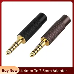 Adaptador de audio 4.4 mm a 2.5 mm conector balanceado para DAC