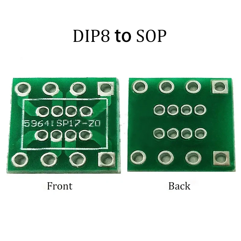 1 Uds placa PCB SMD se vuelve a DIP DFN10/EMSOP10 SOP SSOP TSSOP 8 10 14 16 20 24 28 32 56SMT a placa convertidora de adaptador DIP - imagen 2
