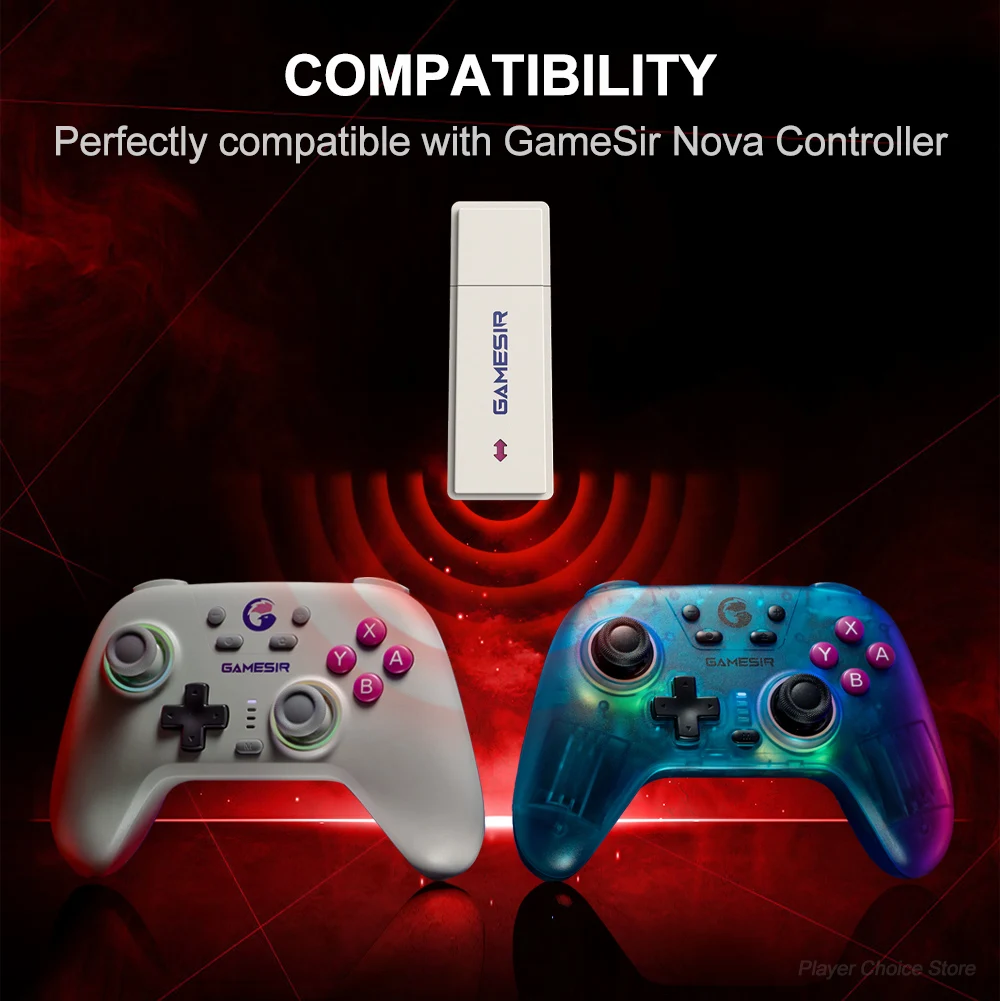 GameSir Nova Dongle controlador 2,4G receptor adaptador de mando accesorios de consola de juegos - imagen 3