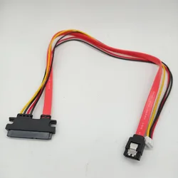 Cable SATA 22 Pines Macho-Hembra – Extensor Alimentación HDD SSD 2.5" 3.5"