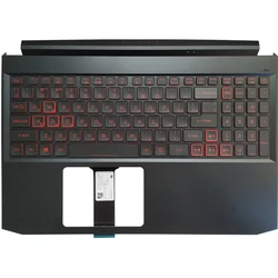 Teclado con Reposamanos Retroiluminación Roja para Acer Nitro AN515-44/55