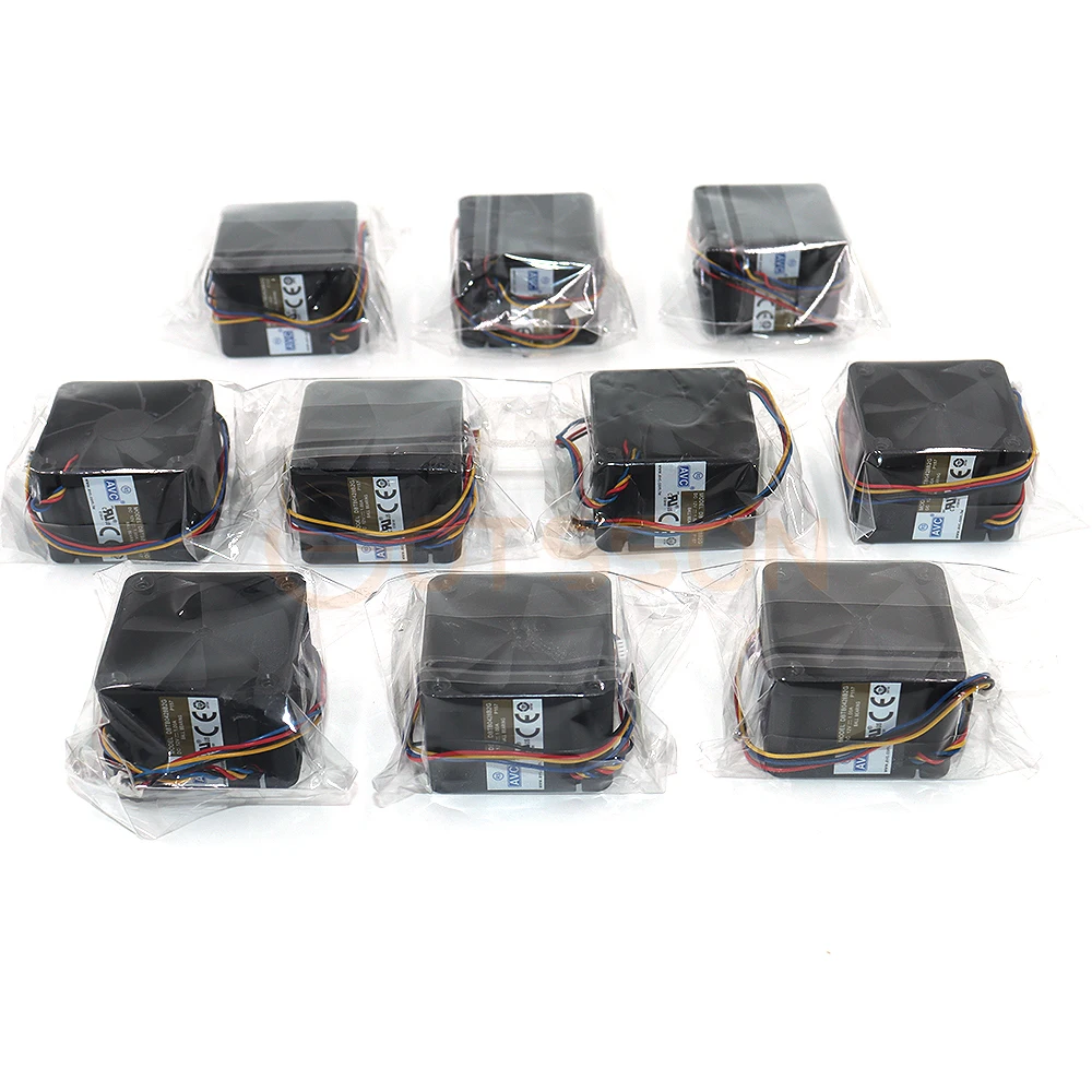 Nuevo paquete de 10 ventiladores de Radio para coche, soluciones de refrigeración RC, 40mm de alta velocidad 4028 12V 1A 40*40*28mm, rodamiento de bolas de 4 cables, alta presión de aire