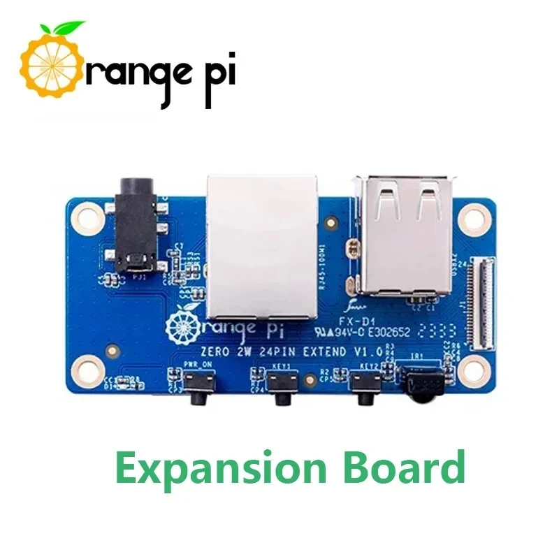Placa de expansión Orange Pi para Mini PC Demon Board Orange Pi Zero de 2W con interfaz de red USB, botón de encendido de Audio infrarrojo - imagen 5