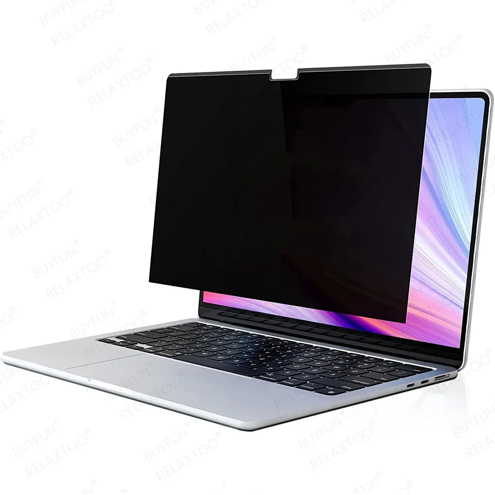 Protector de pantalla de privacidad para Macbook Pro 16 14 Air 13 15 A2485/A2780/A2141/A2941 A2442/A2779 A2681 A1932/A2179/A2337, película filtrante