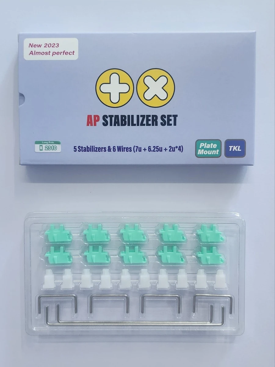 Estabilizadores TX Estabilizadores montados en placa AP para diseño TKL 7U 6.25U Estabilizadores montados en placa de teclado mecánico - imagen 2