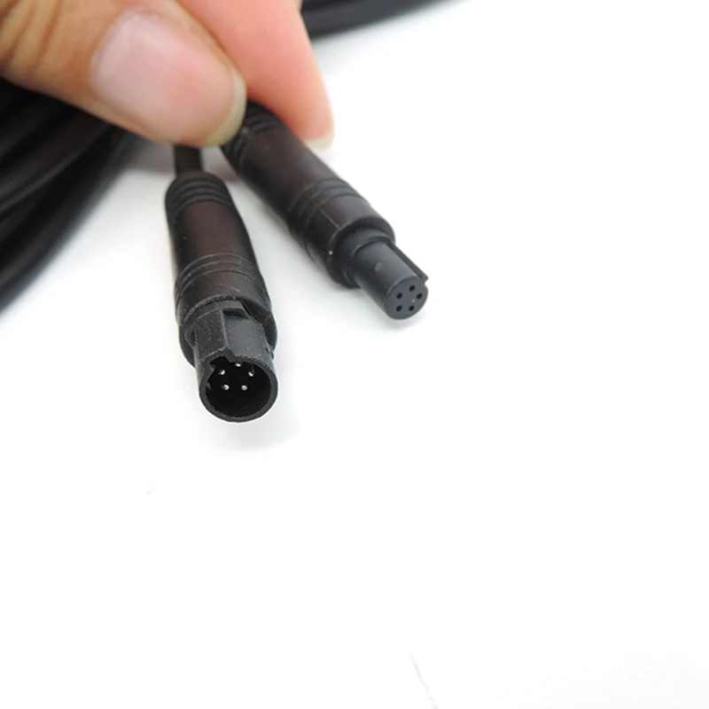 Cable macho a hembra para cámara de visión trasera de coche, Conector de extensión de 1m, 2m, 3m, 5 pines, Monitor HD, k - imagen 3