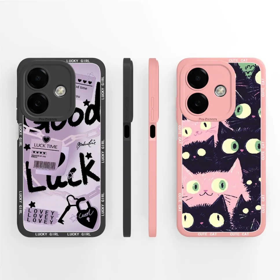 Funda de teléfono para Oppo A3x 4G 5G estilo pastizales protección de cámara funda trasera de silicona suave para OppoA3x 4G 5G Shell - imagen 5