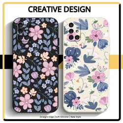 Funda Samsung Galaxy A05/A05s/A51 Silicona TPU Flor Antigolpes