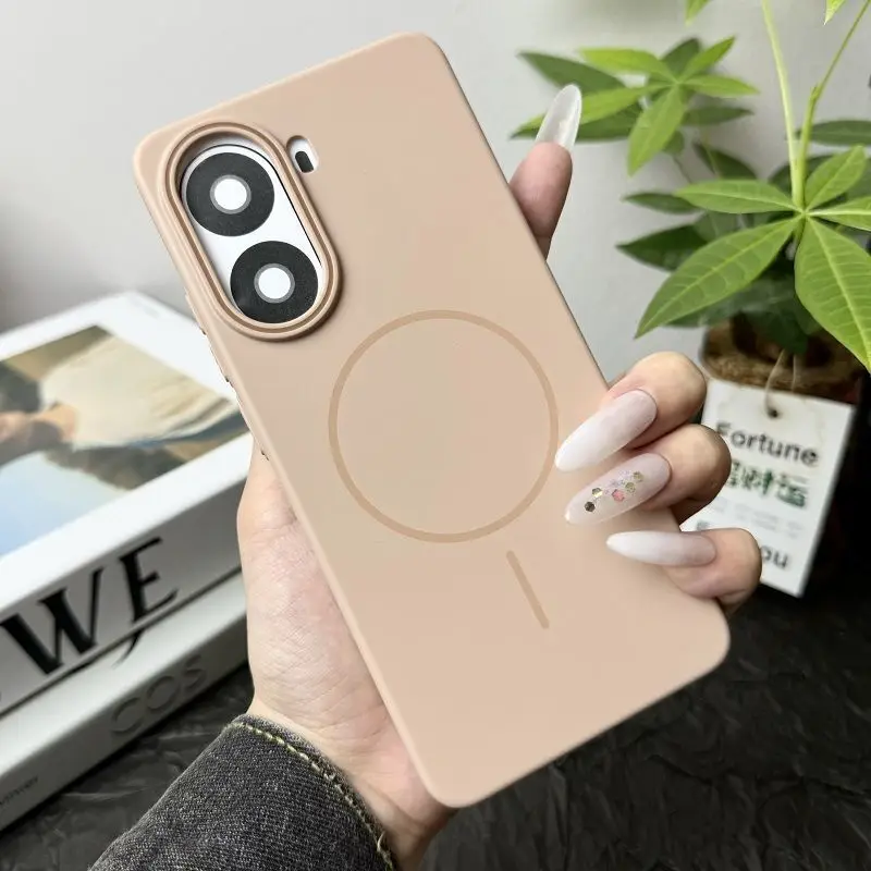 Funda translucidez magnética esmerilada mate a la moda para Xiaomi Poco F7 X7 Pro C71 C75 Magsafe - imagen 2