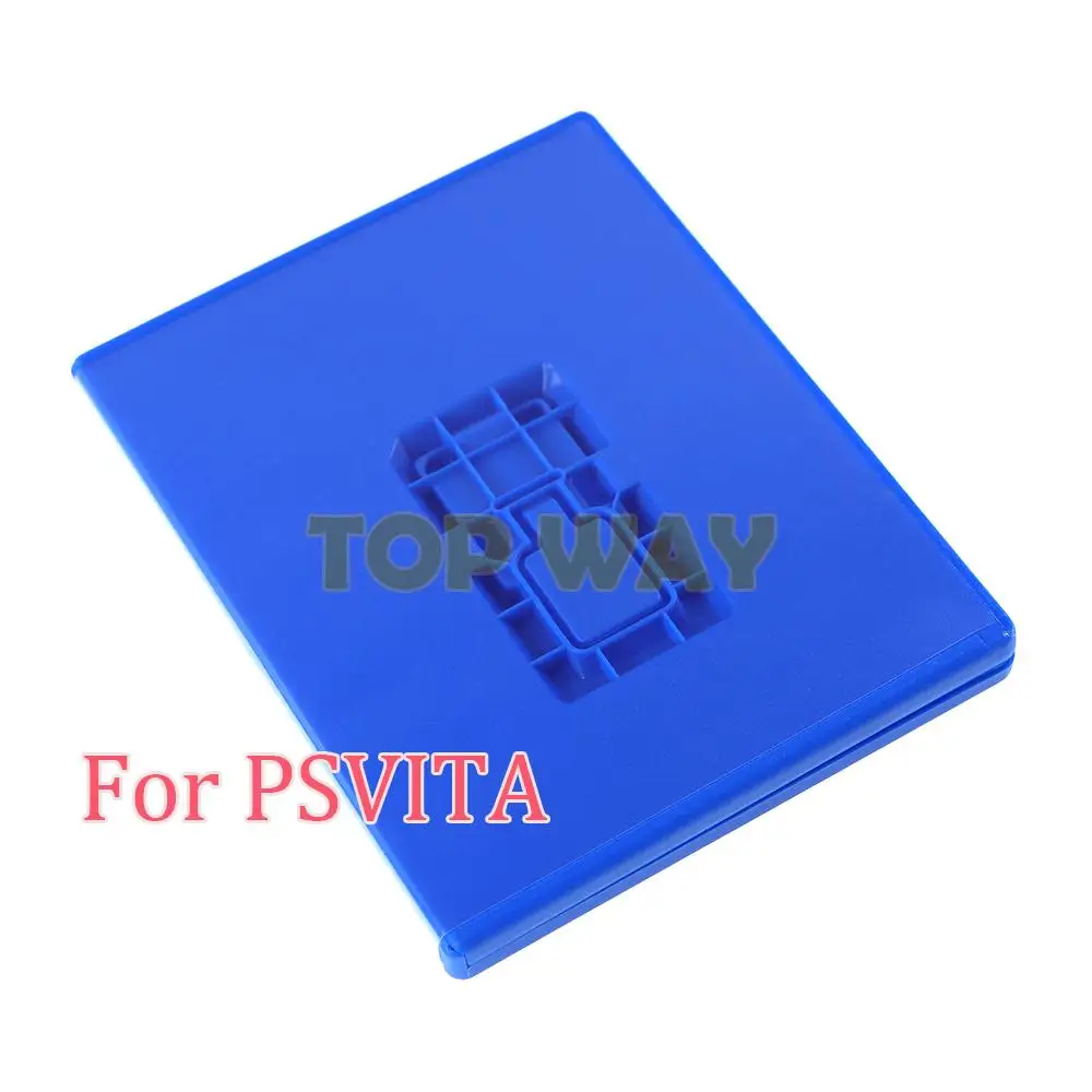Caja de almacenamiento de tarjetas de juego PSV1000 2000, 10 Uds., para Psvita, soporte de cartucho azul, carcasa para caja de interruptor, Boek Houder - imagen 2