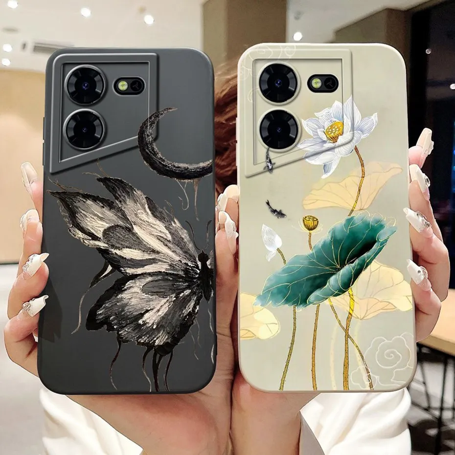 Nueva funda de teléfono impresa para Tecno Pova 5 Pro LH8n / Pova 5 LH7n fundas de silicona suave a prueba de golpes para Tecno Pova5 5Pro 5G - imagen 2