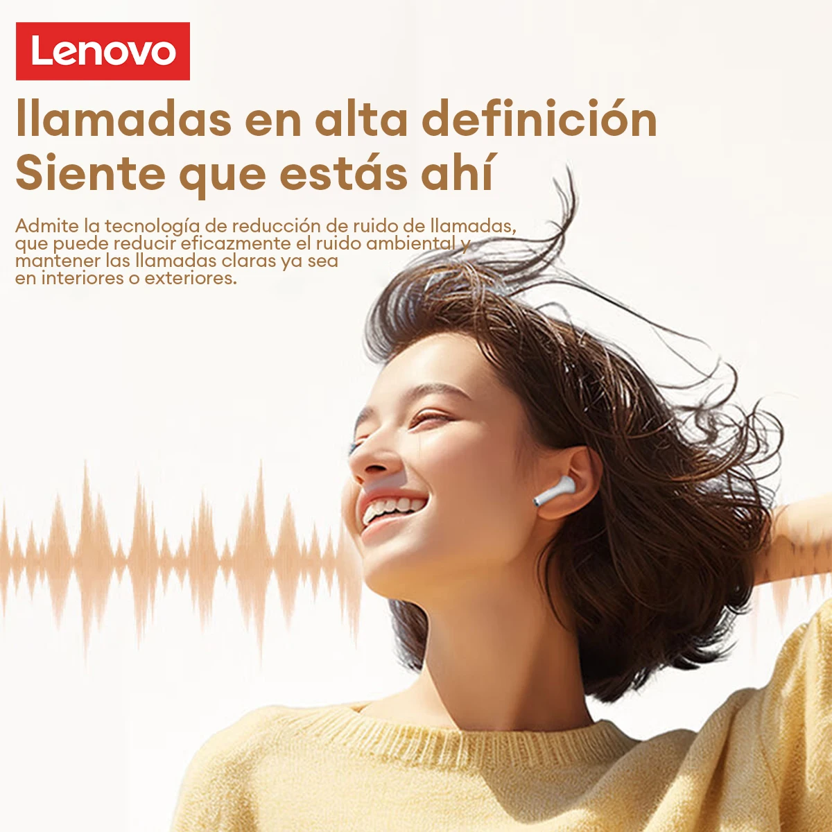 Choice Lenovo LP2 Pro auriculares inalámbricos Bluetooth 5,4 auriculares para juegos de baja latencia auriculares deportivos de llamada HD de alta calidad con micrófono - imagen 4
