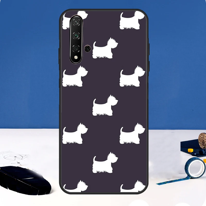 West Highland Terrier Westie funda para Huawei P30 Pro P20 P40 Lite Nova 9 10 SE 11 3i 7i 8i 11i Y91 Y60 Y70 Y61 Y90 - imagen 4