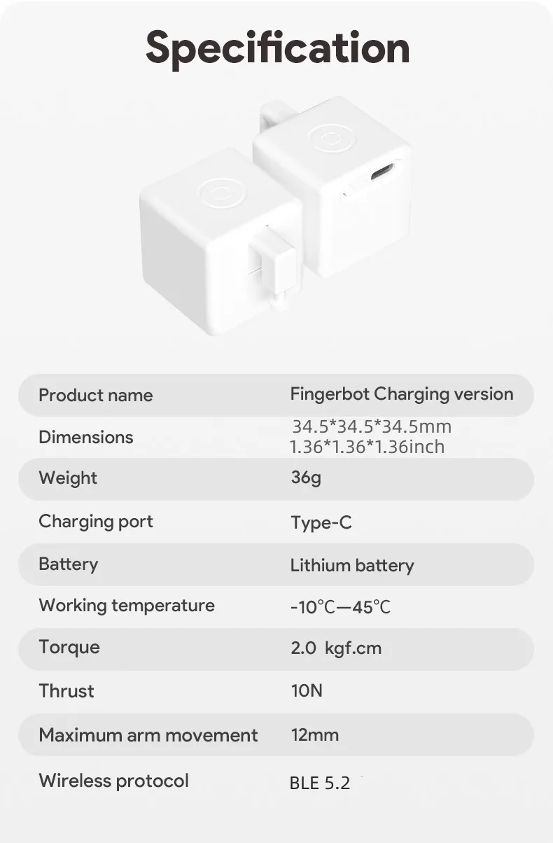 Un cuadro blanco con la palabra especificación escrita en él