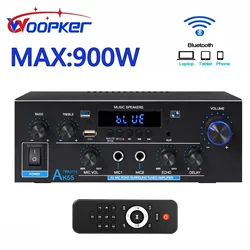 Woopker AK55 – Amplificador Bluetooth HiFi Profesional con FM