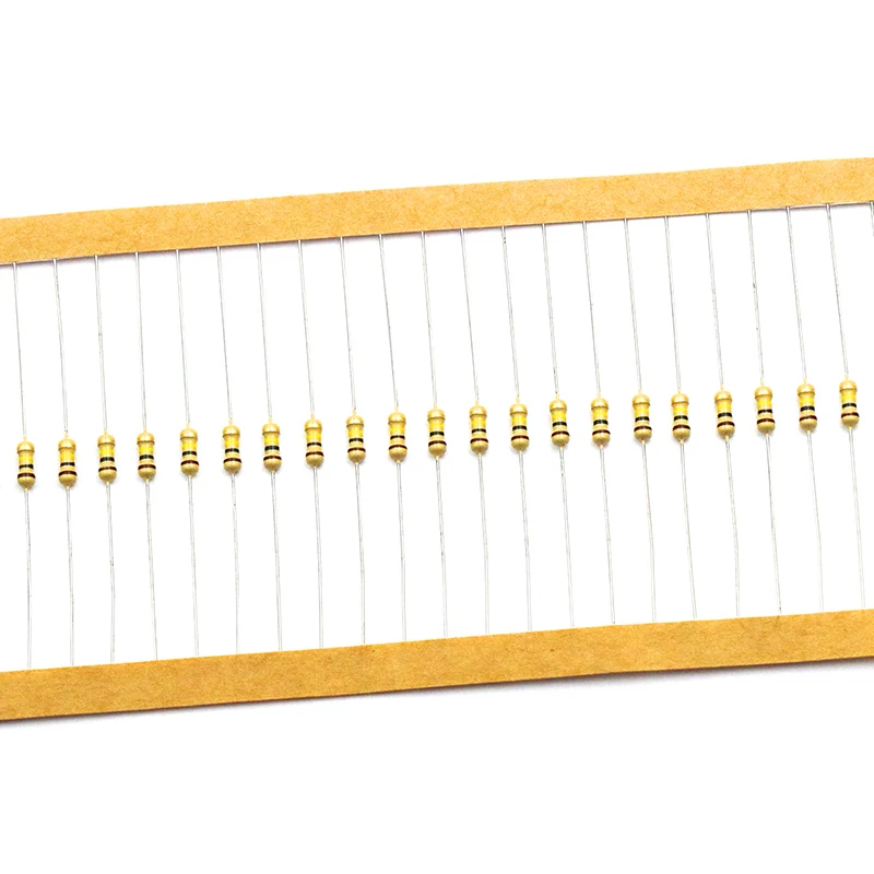 100pcs 1/4W Carbon Film Resistor 100Ω~220KΩ 5% Resistance 100 120 300 330 1K 1.5K 2.2K 3.3K 10K  20K 100K 150K 220K Ohm - imagen 3