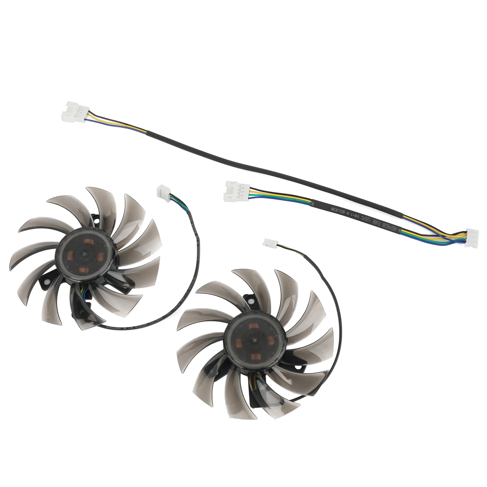 Ventilador de refrigeración de 75MM FD7010H12S para ASUS /MSI R6750 R6850 R6790 R6870 Twin Frozr II GTX 690, reemplazo de tarjeta gráfica - imagen 2