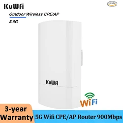 KuWFi Router CPE Exterior WiFi 5G – Repetidor Punto a Punto