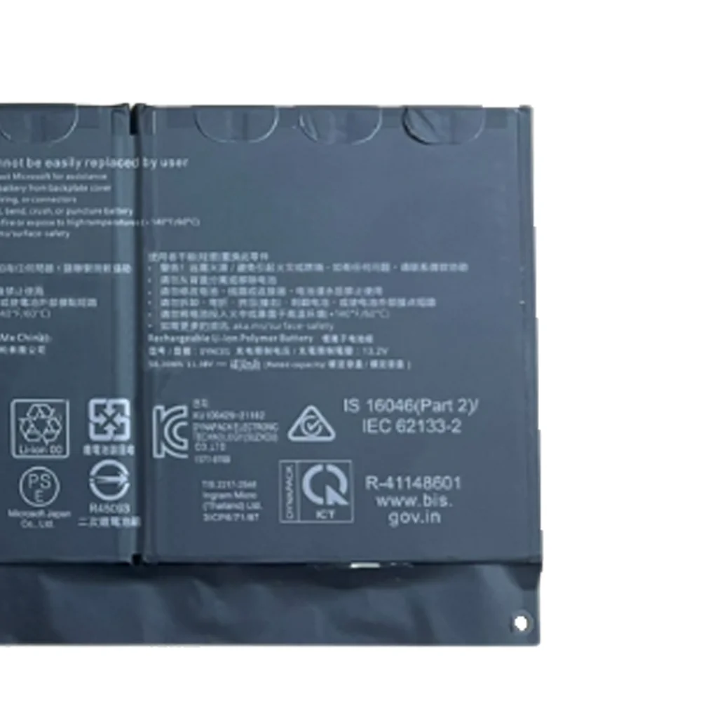DYNC01 96BTA016H 11,38 V 50.2Wh 4414mAh batería Original genuina para ordenador portátil para tableta Microsoft Surface Pro 8 1982 1983 Series - imagen 4