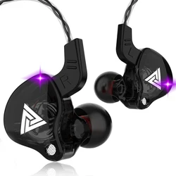 QKZ AK6 Auriculares In-Ear 6 Drivers Dinámicos HiFi con Micrófono Deportivo