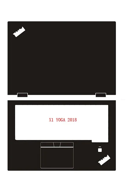 1xTop + 1x cubierta adhesiva de piel para reposamanos para Thinkpad T490 T495 T14 X1 YOGA 2021 2020 2019 2018 2017 2016 X220 E220S S220/L380 YOGA - imagen 5