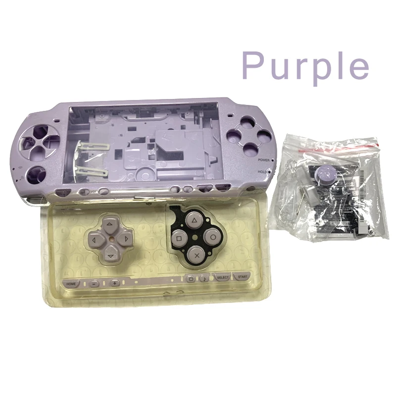 Juego completo de carcasa de 16 colores para PSP2000 OEM, funda con Kit de botones para PSP2000 con destornillador y película protectora gratis - imagen 2