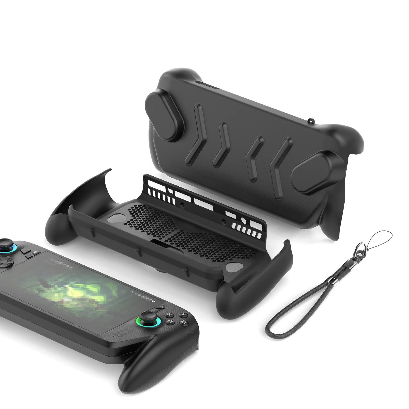 Funda protectora X153 para ROG Ally y ROG Ally X con soporte, juego de protección completa, a prueba de golpes, agarre antideslizante antiarañazos, accesorios - imagen 3