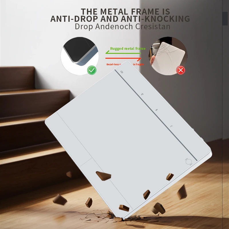 Ratón inalámbrico con panel táctil JOMAA con Bluetooth para Windows, ratón Trackpad inalámbrico recargable portátil con múltiples gestores - imagen 4