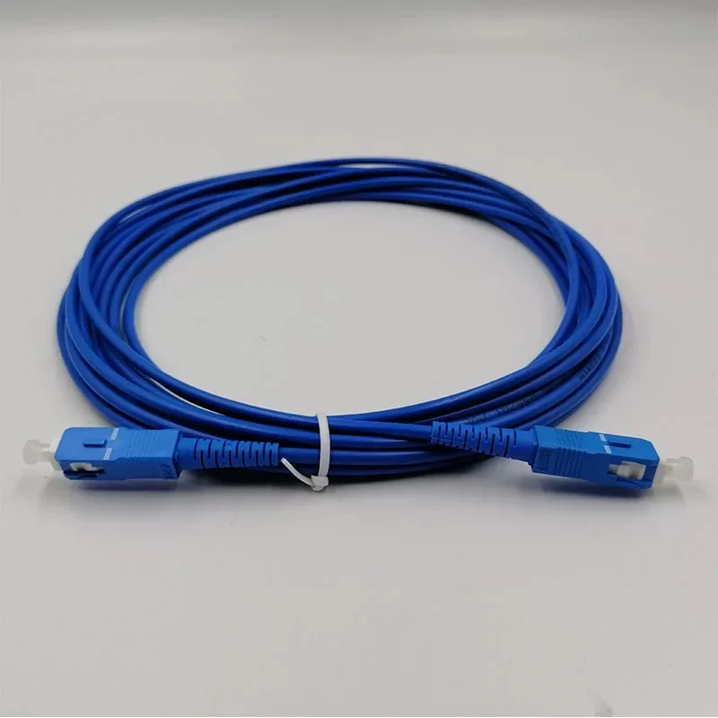 Cable de conexión de fibra óptica 1C ARMORADO 350m400m450m500m Simplex 3,0mm 1 fibra SM SC LC FC ftth puente 1 núcleo monomodo SX
