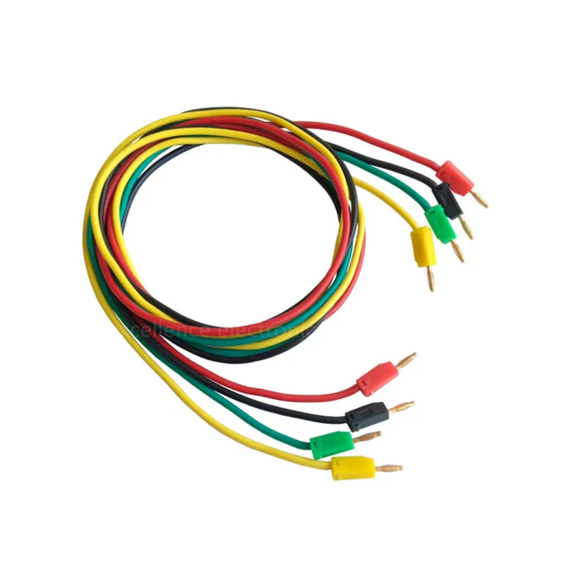 Cable de prueba banana silicona doble conector flexible - imagen 3