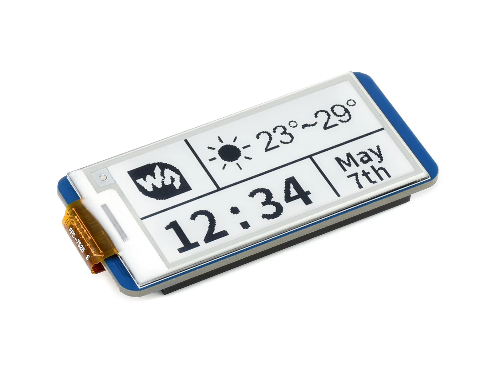 Módulo de pantalla de tinta electrónica Waveshare de 2,13 pulgadas para Raspberry Pi Pico, 250*122, zwart/Wit, Spi - imagen 3