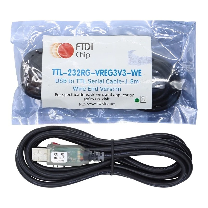 TTL-232RG-VREG3V3 TTL-232RG-VREG1V8 Convertidor de señal UART Regulador de voltaje 5V/3.3V/1.8V 450mA Salida Alta estabilidad confiable - imagen 5