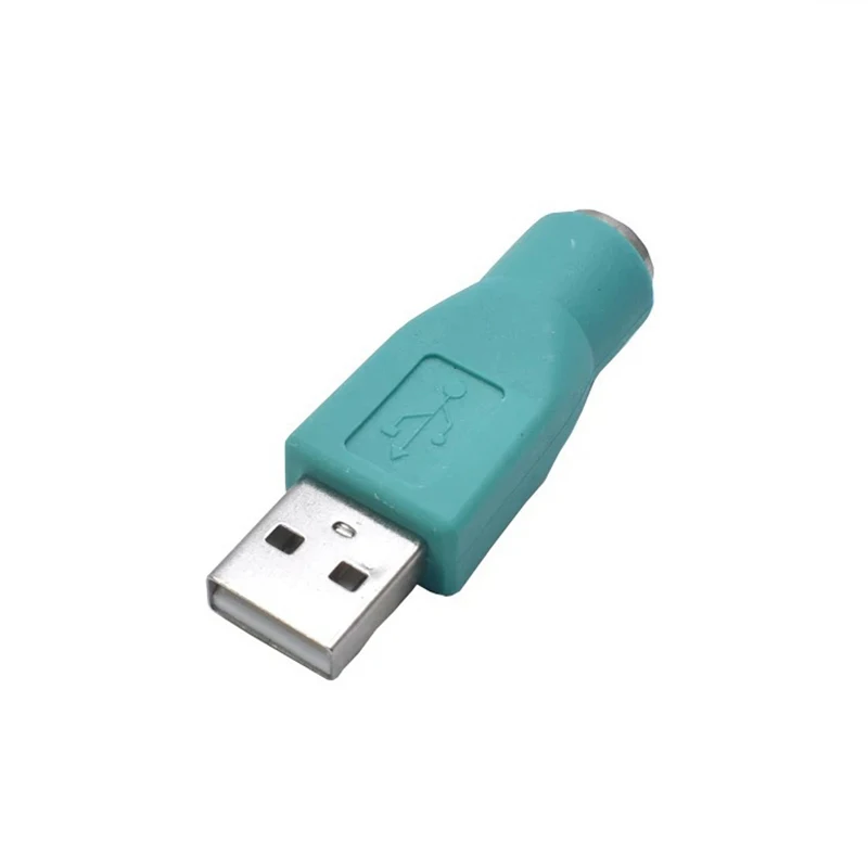 5 uds PS2 a USB macho hembra adaptador convertidor conector para teclado ratón USB macho a conector adaptador de teclado adaptador de cabeza