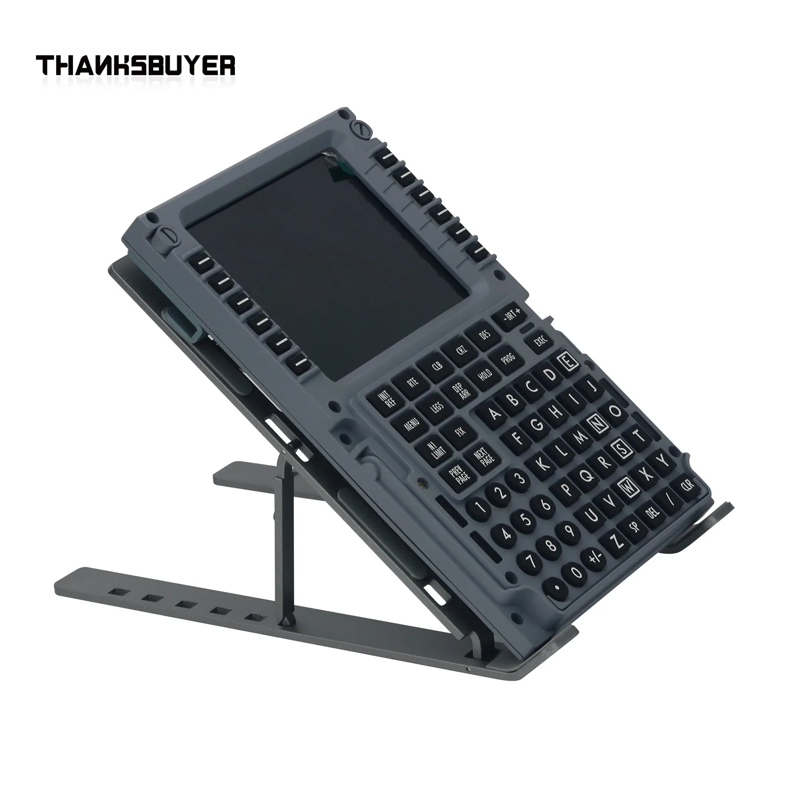 WINGFLEX para Boeing B737 Unidad de visualización de Control CDU Panel de simulación de vuelo Control de ruta para P3D Zibo X-Plane 11/12 - imagen 4