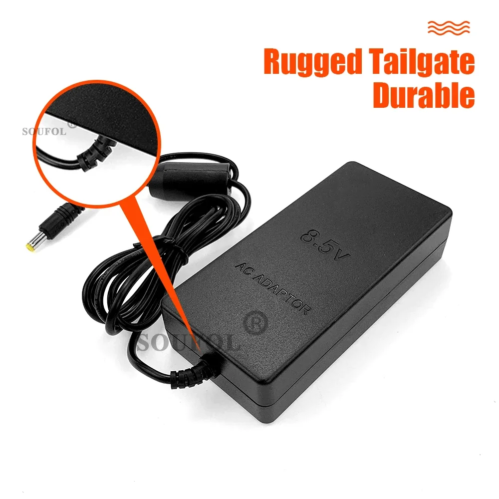 Adaptador de CA para consola de juegos PS2 Slim serie 70000 para PlayStation 2 DC 8,5 V adaptador de CA fuente de alimentación del cargador enchufe de EE. UU./UE - imagen 4