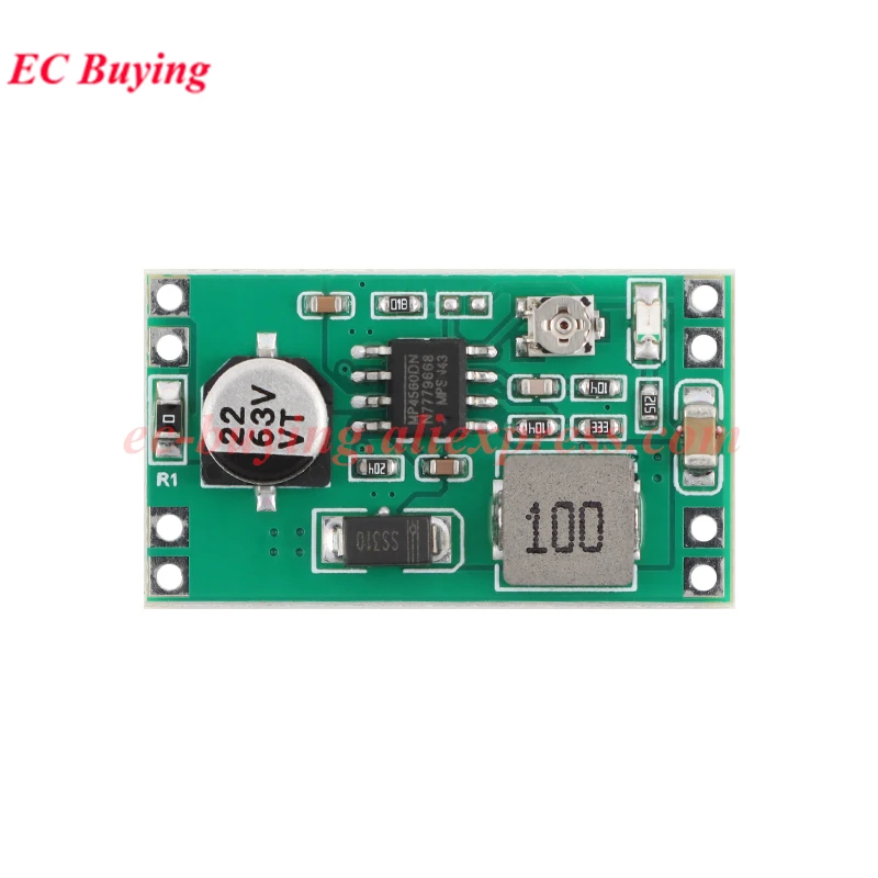 20 piezas/1 unidad 2A DC-DC MP4560 módulo de fuente de alimentación de voltaje estabilizado reductor salida 8 ~ 55V a 12V 9V 5V 3V placa Buck ajustable - imagen 4