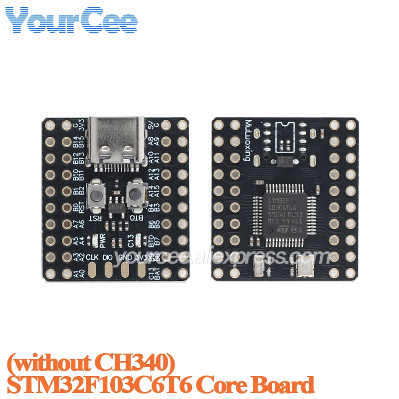 10 uds/1pc Mini brazo 32Bit MCU Placa de desarrollo del sistema CH340 STM32F103C6T6 STM32F103C8T6 CH32V103C8T6 STM32F103RCT6 STM32F401RCT6 - imagen 3