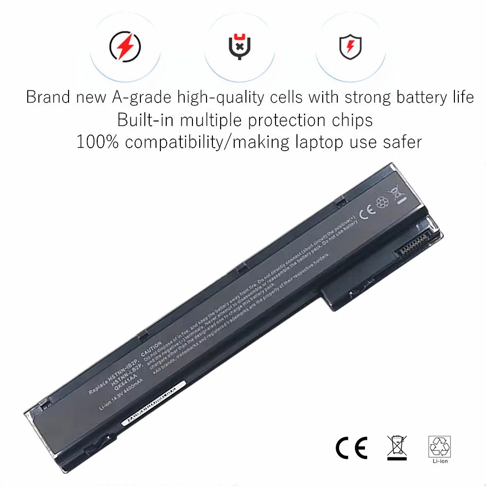 Batería para portátil de 8 celdas HSTNN-IB2P HSTNN-LB2P HSTNN-LB2Q HSTNN-F10C HSTNN-I93C VH08 632113 -151 Para HP EliteBook 8560w 8760w Series - imagen 4