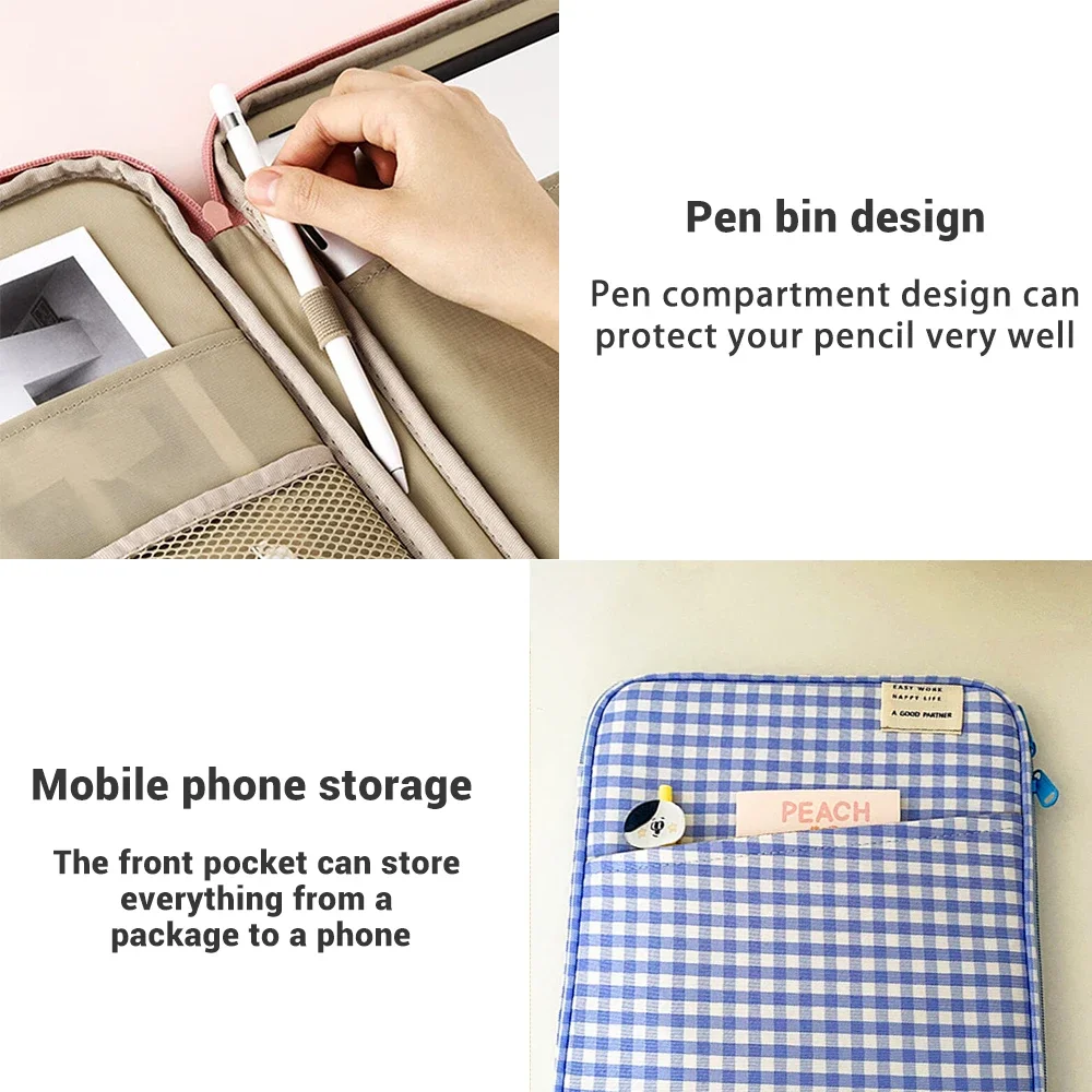 NUEVA bolsa ecológica para ordenador portátil 9-13 en RPET maletín impermeable a prueba de golpes para MacBook Dell Lenovo HP bolso de hombro de viaje de negocios - imagen 2