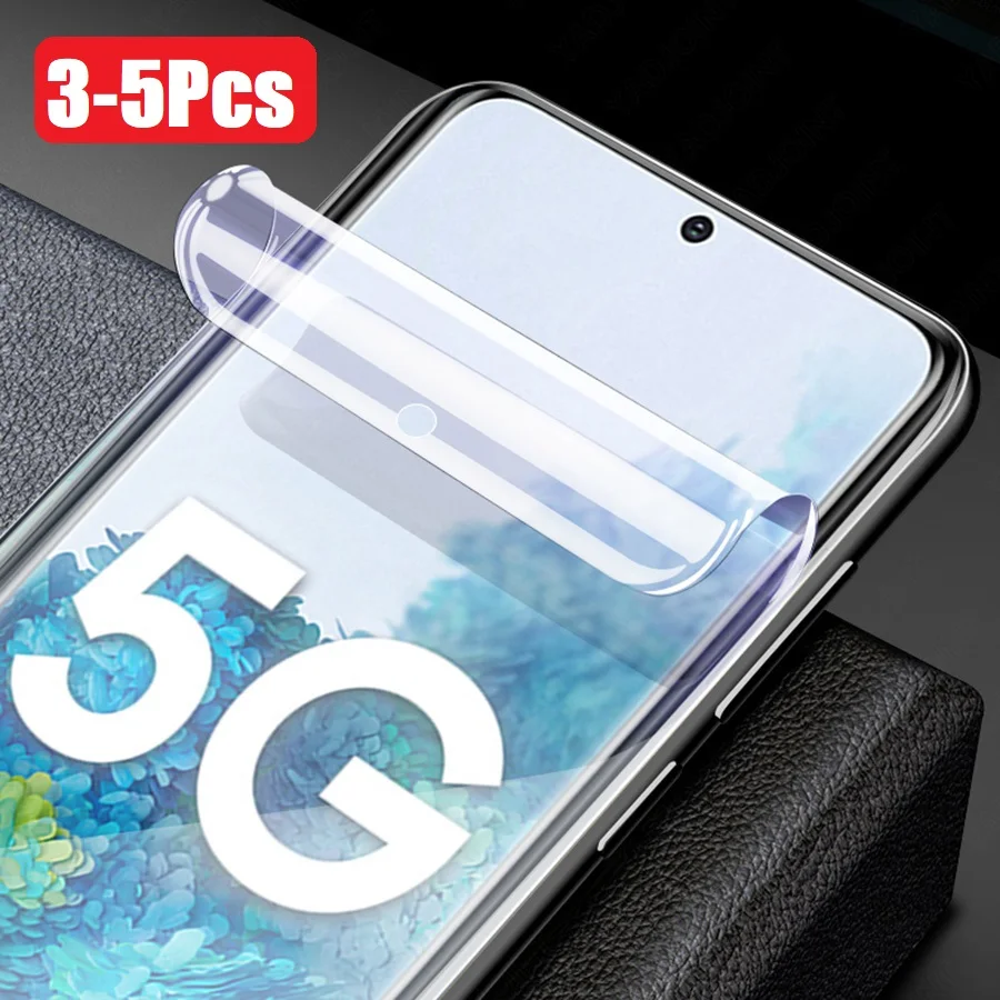 Película de hidrogel para móvil, Protector de pantalla para Samsung Galaxy S20, S21, S22, S23, S24 Plus, Ultra S20, S21 FE, 5G, S8, S9, S10 Plus, 3 a 5 unidades