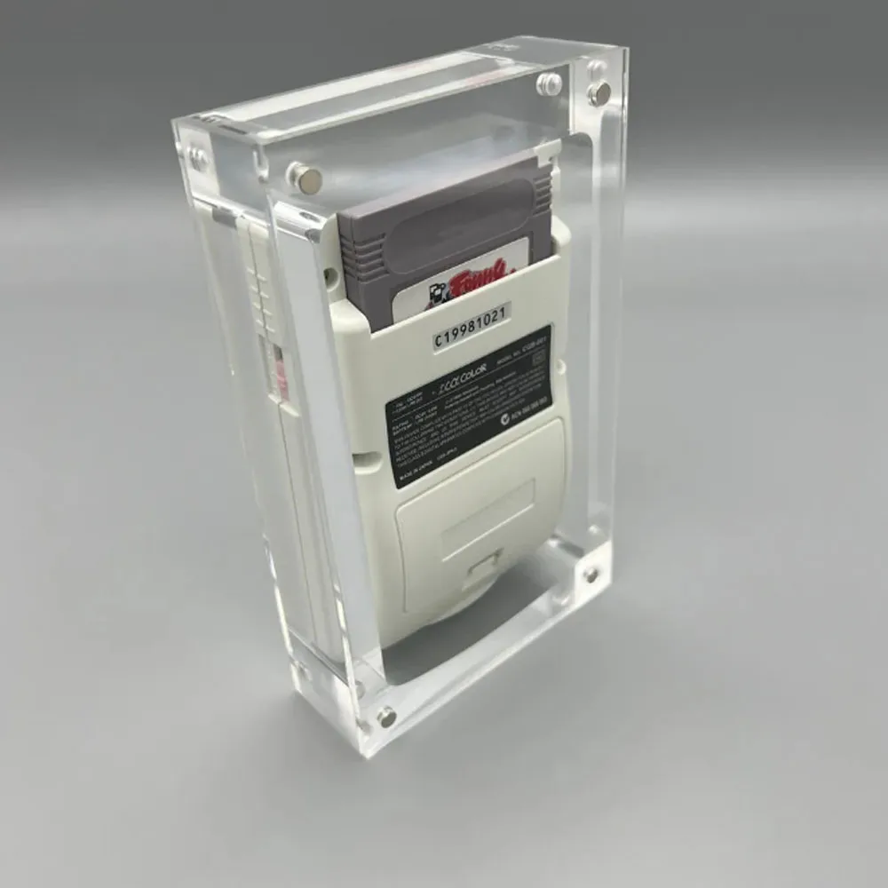 Consola de juegos, cubierta magnética acrílica, caja de exhibición para consola, caja de almacenamiento para Gameboy COLOR para GBC - imagen 4