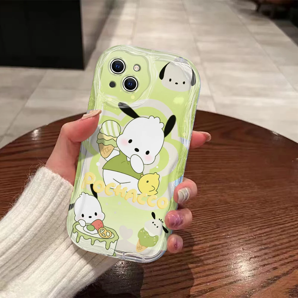 Funda de silicona suave con dibujos animados para iPhone, carcasa con diseño de cinnamons, kuromis, ondas 3D, para modelos 16, 15, 14, 13, 12, 11 Pro Max, Mini, X, XR, XSMAX, 8, 7, 6S Plus - imagen 4