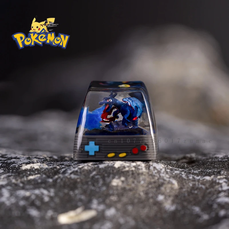 Venusaur teclas de resina de personaje de Anime de Pokémon, Micro paisaje hecho a mano, regalo personalizado, teclas de teclado mecánico - imagen 4
