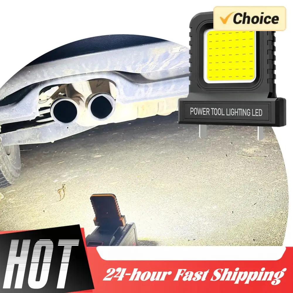 Mini luz de trabajo de bolsillo de 14W con 2 modos de iluminación, foco superbrillante, lámpara de trabajo, luces para garaje, reparación de automóviles, Camping, pesca - imagen 3