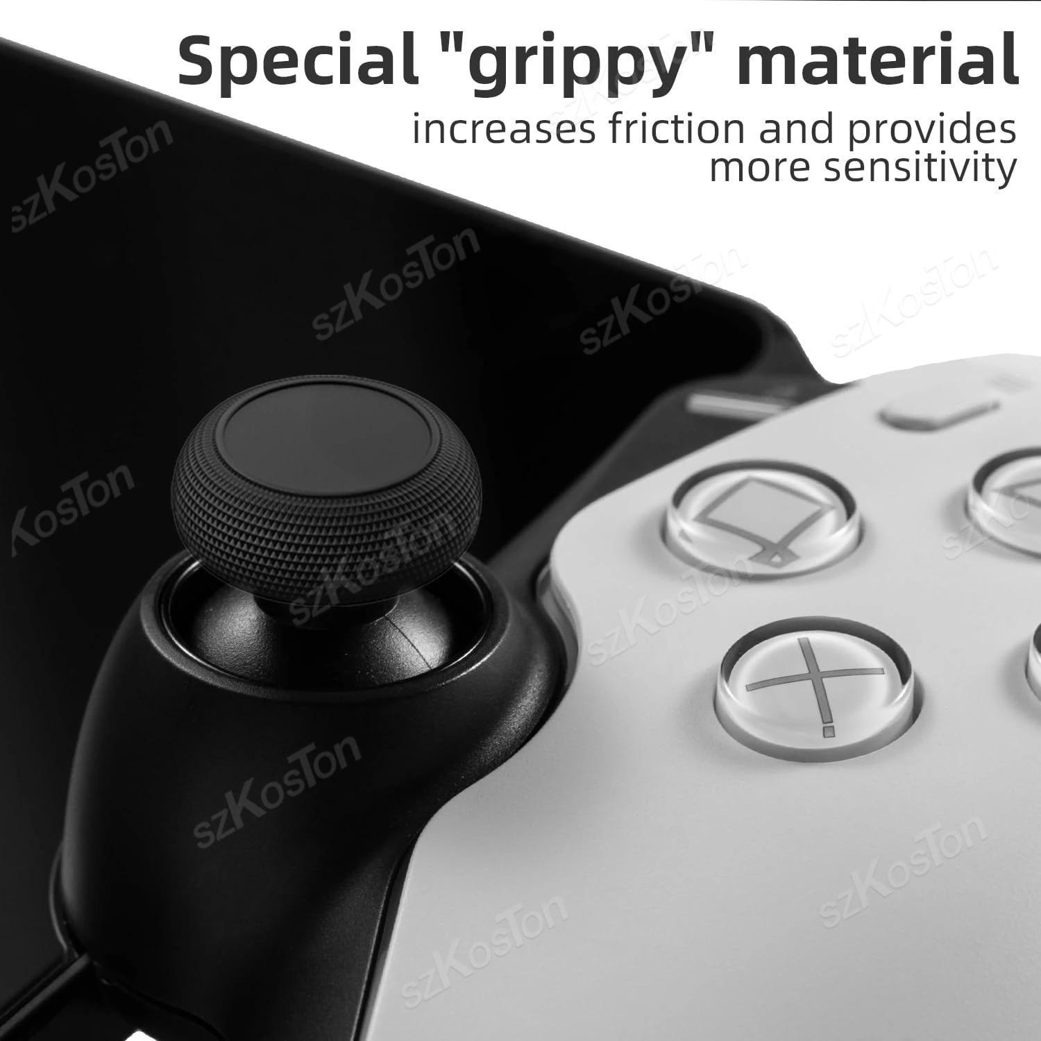 Tapas de empuñaduras de pulgar para reproductor remoto PlayStation Portal, cubierta de Joystick antideslizante para accesorios de consola de juegos PlayStation Portal - imagen 3